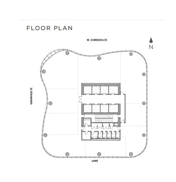 320 Granville St, Vancouver, BC V6B 0G5 - Unit 1290 -  - Floor Plan - Image 1 of 1