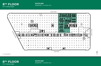 222 Merchandise Mart Plz, Chicago, IL for lease Floor Plan- Image 2 of 2