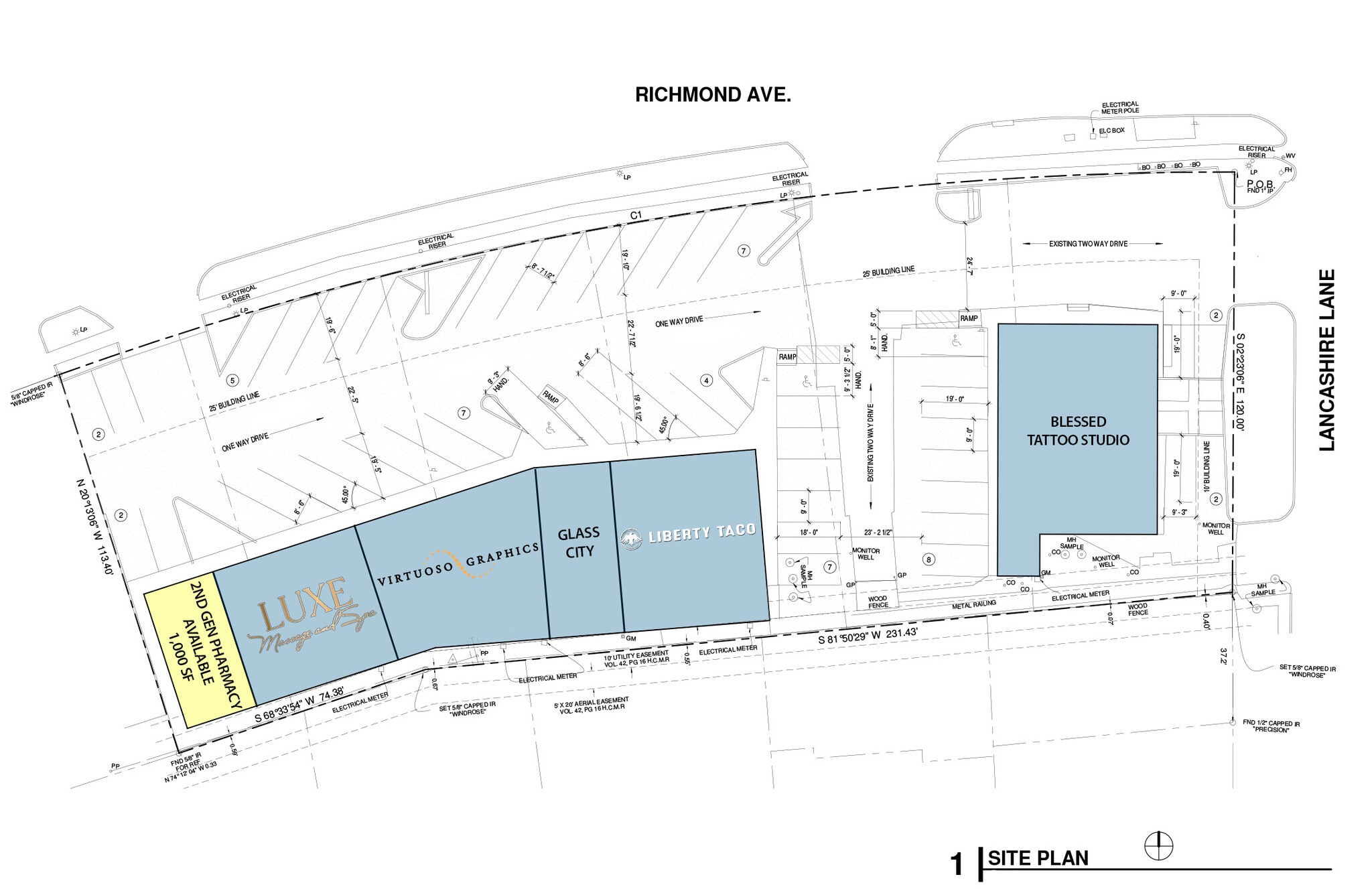 4720-4728 Richmond Ave, Houston, TX for lease Site Plan- Image 1 of 1