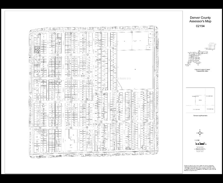 4357 Lowell Blvd, Denver, CO for lease - Plat Map - Image 3 of 3