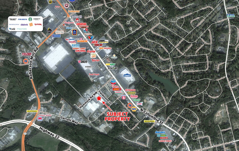 111 Fieldstone Dr, Milledgeville, GA for lease - Aerial - Image 3 of 22