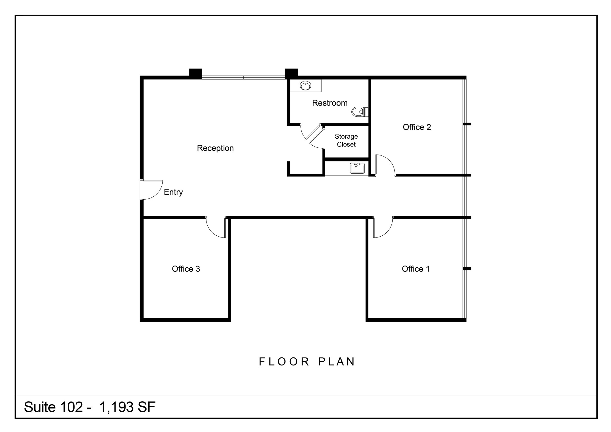 776 E Shaw Ave, Fresno, CA for lease Floor Plan- Image 1 of 1