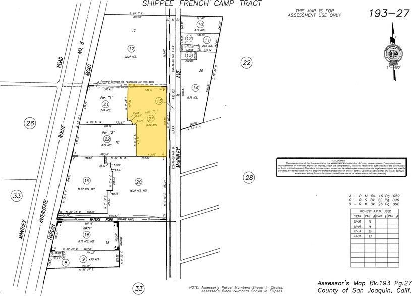 161 E Transportation Ct, French Camp, CA à louer - Plan cadastral - Image 2 de 3