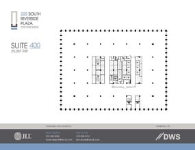 222 S Riverside Plz, Chicago, IL for lease Floor Plan- Image 1 of 1