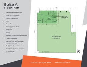 4280 Wagon Trail Ave, Las Vegas, NV à louer Plan d’étage- Image 1 de 1