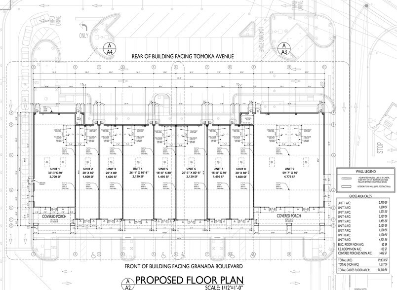 550 W Granada Blvd, Ormond Beach, FL à louer - Plan d’étage - Image 3 de 4