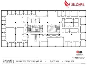 53 Perimeter Ctr E, Atlanta, GA for lease Floor Plan- Image 1 of 1