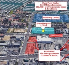 24582 Del Prado, Dana Point, CA - AERIAL  map view