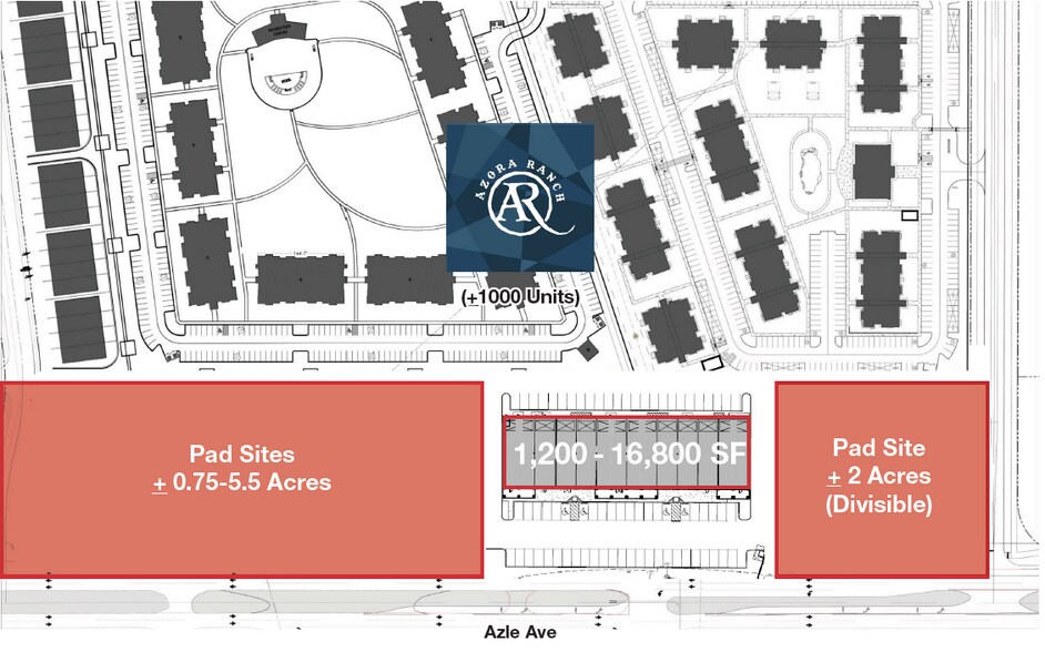 5050 Azle Ave, Fort Worth, TX for lease - Site Plan - Image 2 of 3