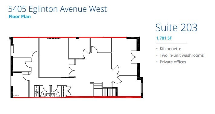 5397 Eglinton Ave W, Toronto, ON for lease Floor Plan- Image 1 of 1