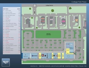 3091 College Park Dr, The Woodlands, TX à louer Plan de site- Image 1 de 1