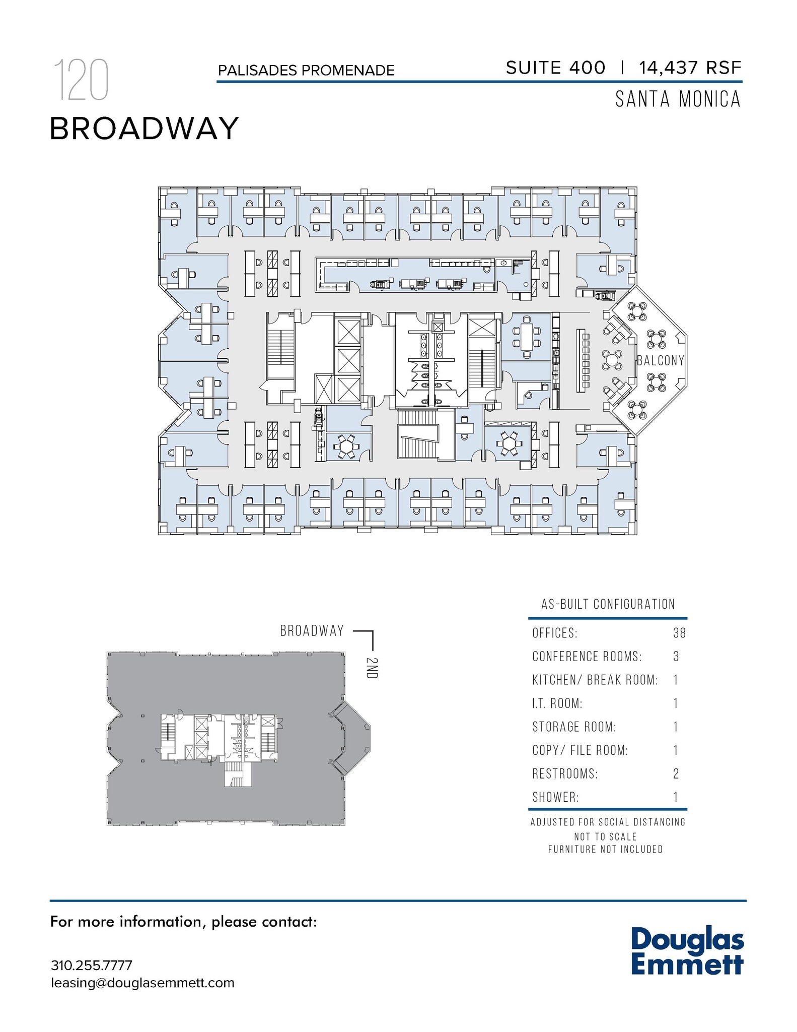 120 Broadway, Santa Monica, CA for lease Floor Plan- Image 1 of 1
