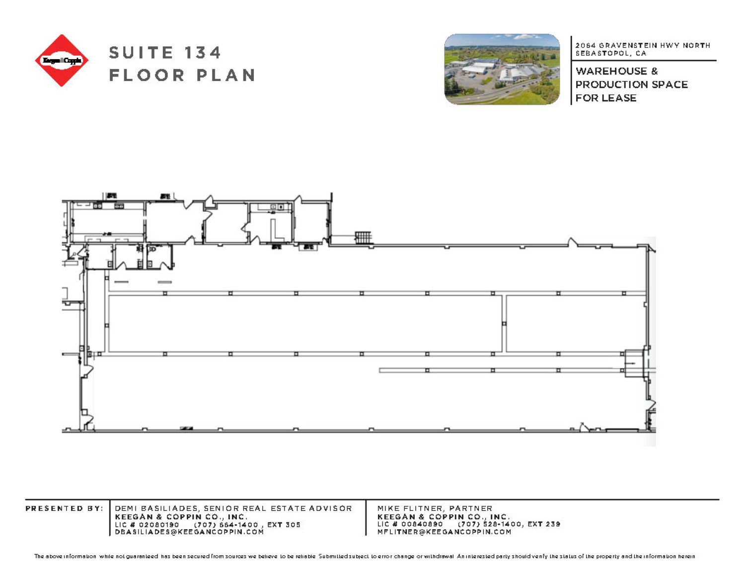 2064 Gravenstein Hwy N, Sebastopol, CA à louer Plan d’étage- Image 1 de 1