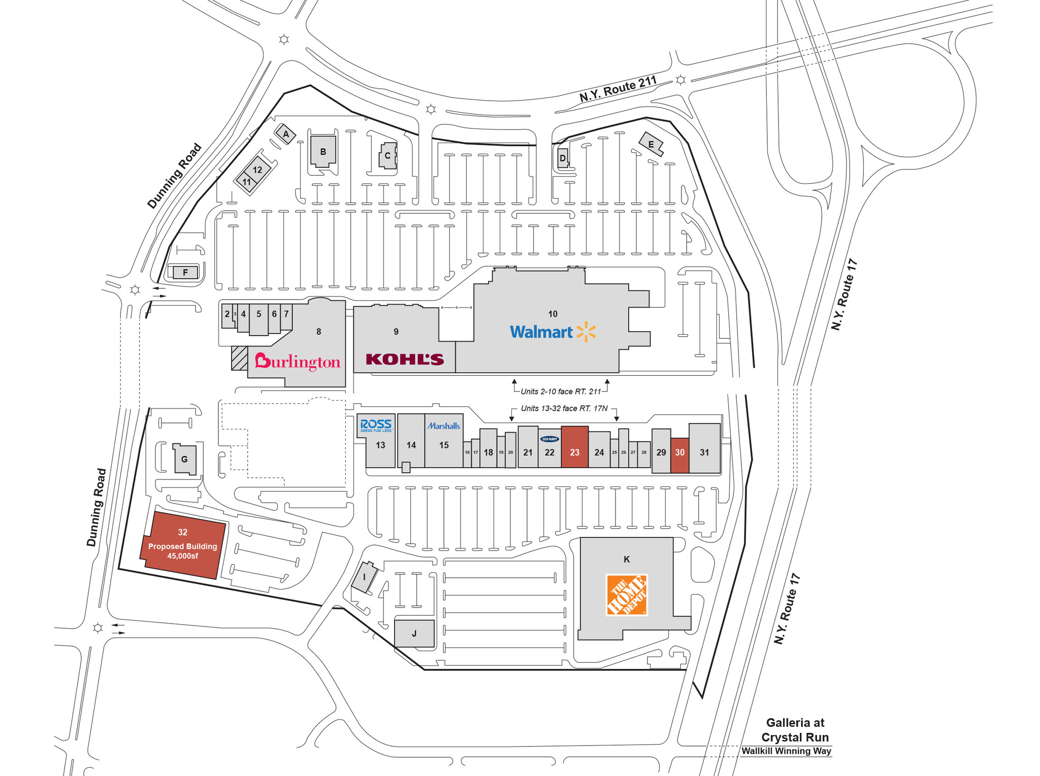 444-470 Route 211 E, Middletown, NY à louer Plan de site- Image 1 de 1