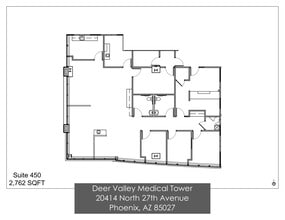 20414 N 27th Ave, Phoenix, AZ à louer Plan d’étage- Image 1 de 1