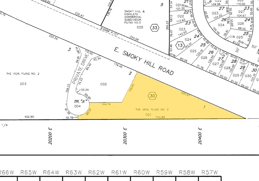 20270 E Smoky Hill Rd, Centennial, CO à louer - Plan cadastral - Image 2 de 6