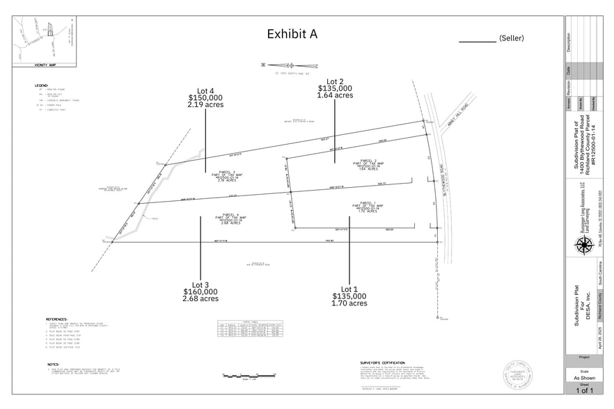 1400 Blythewood Road, Blythewood, SC à vendre - Plan de site - Image 2 de 3