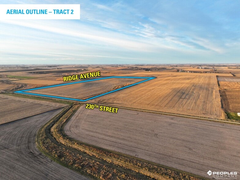 Ridge Avenue/230th Street, Clarksville, IA for sale - Aerial - Image 3 of 4