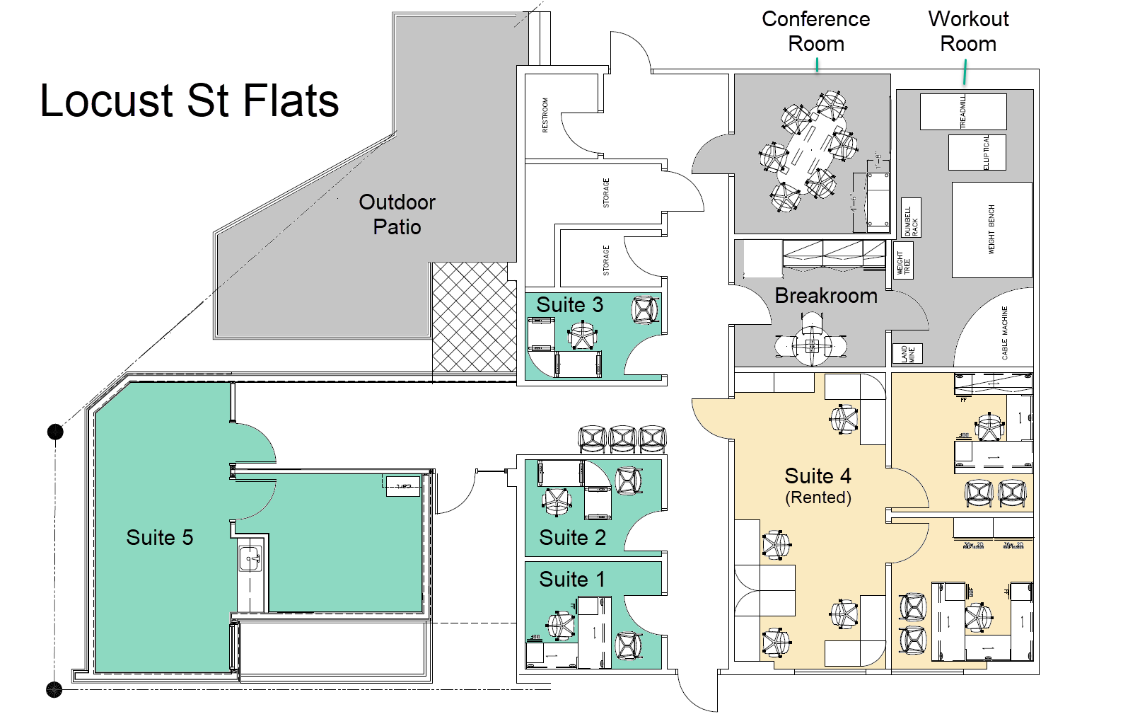 101 Locust St, Hickman, NE for lease Floor Plan- Image 1 of 3