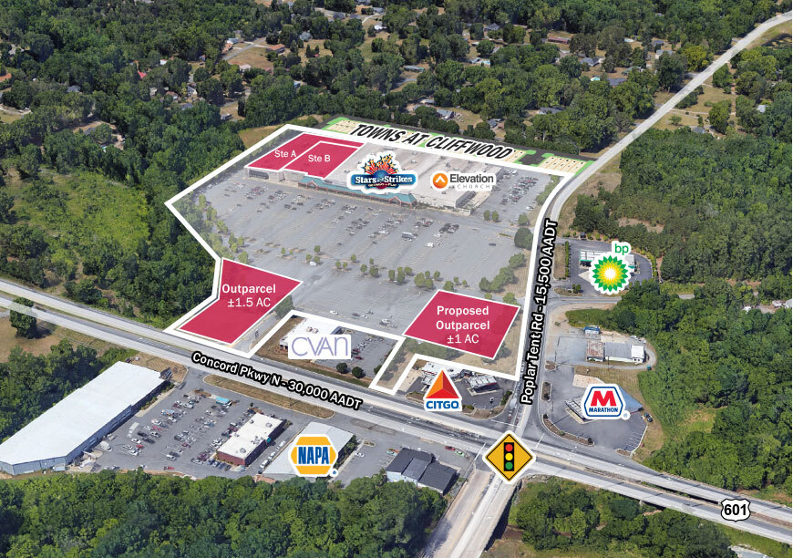 545 Concord Pky N, Concord, NC for lease Building Photo- Image 1 of 4