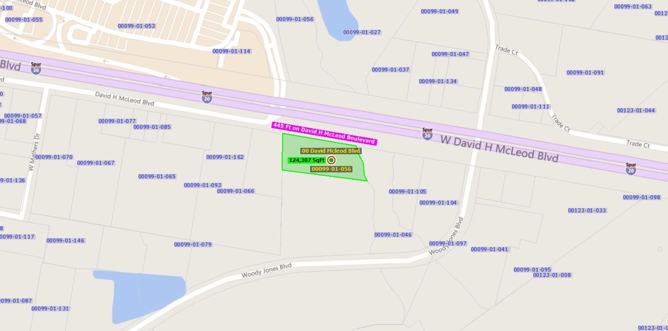 00 David Mcleod Blvd, Florence, SC à vendre Plan cadastral- Image 1 de 1