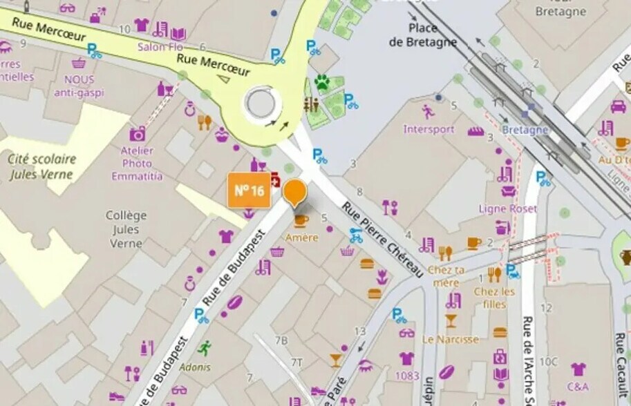 Commerce de détail dans Nantes à louer - Photo du bâtiment - Image 2 de 4