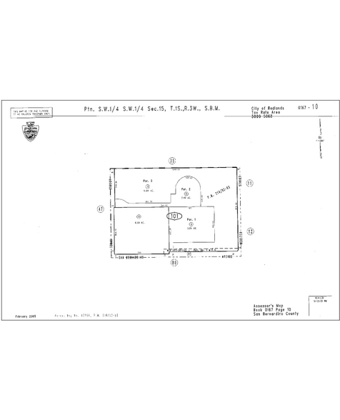 Texas St, Redlands, CA à vendre - Plan cadastral - Image 2 de 2