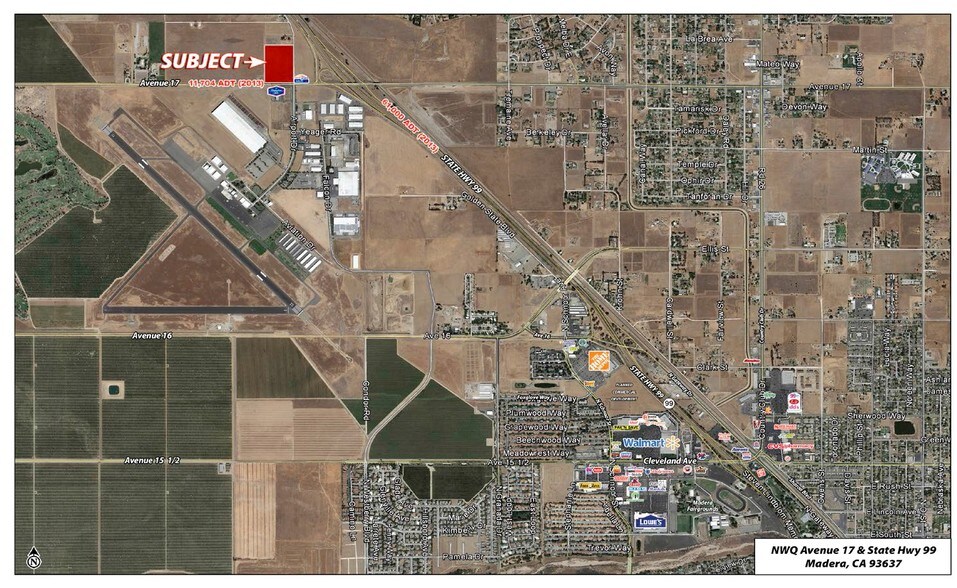 20+ ACRES CA-99 HIGHWAY COMMERCIAL LAND portefeuille de 3 propriétés à vendre sur LoopNet.ca - Autre - Image 3 de 6