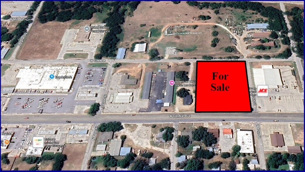 602 West Central Avenue Ave, Comanche, TX à vendre Aérien- Image 1 de 2