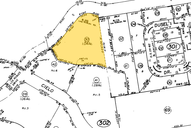 195 Los Robles Rd, Novato, CA for sale - Plat Map - Image 1 of 1