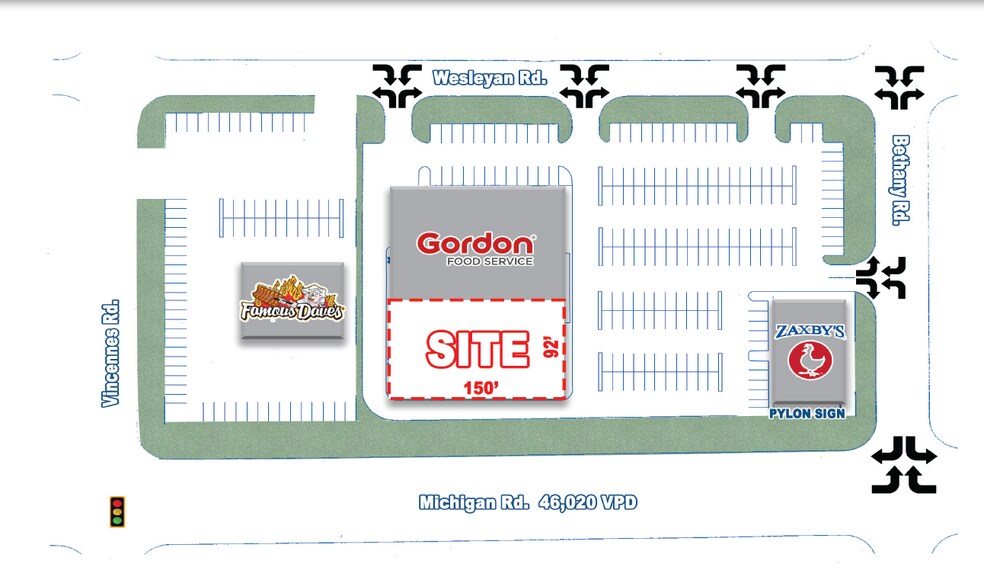 3622 Bethany Rd, Indianapolis, IN for lease - Building Photo - Image 2 of 3