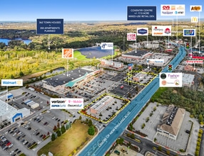 670-720 Centre of New England Blvd, Coventry, RI - AERIAL map view - Image1