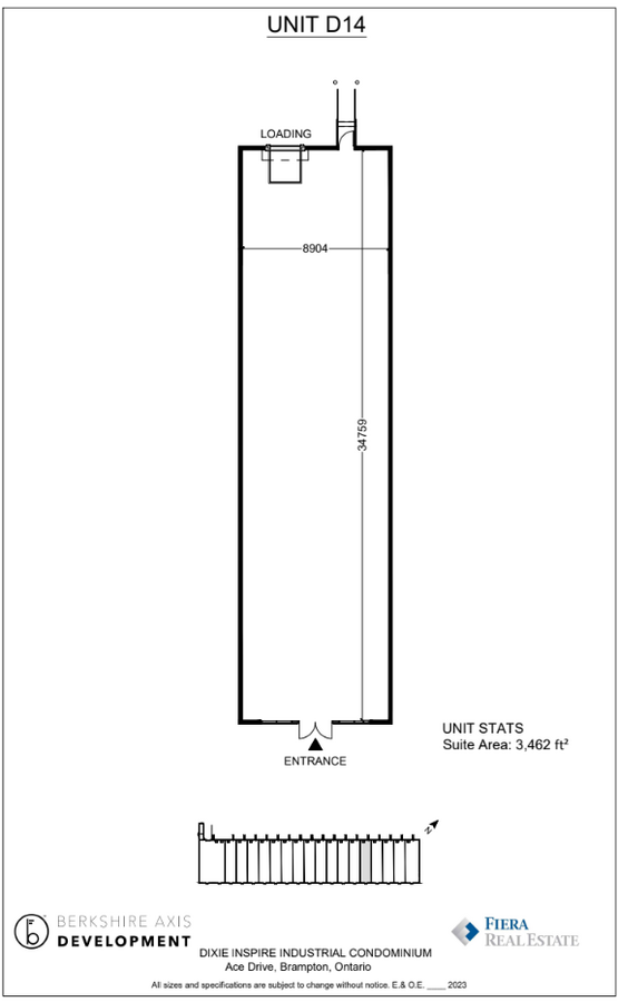 Ace Dr, Brampton, ON L6R 0A9 - Unit D14 -  - Floor Plan - Image 1 of 1