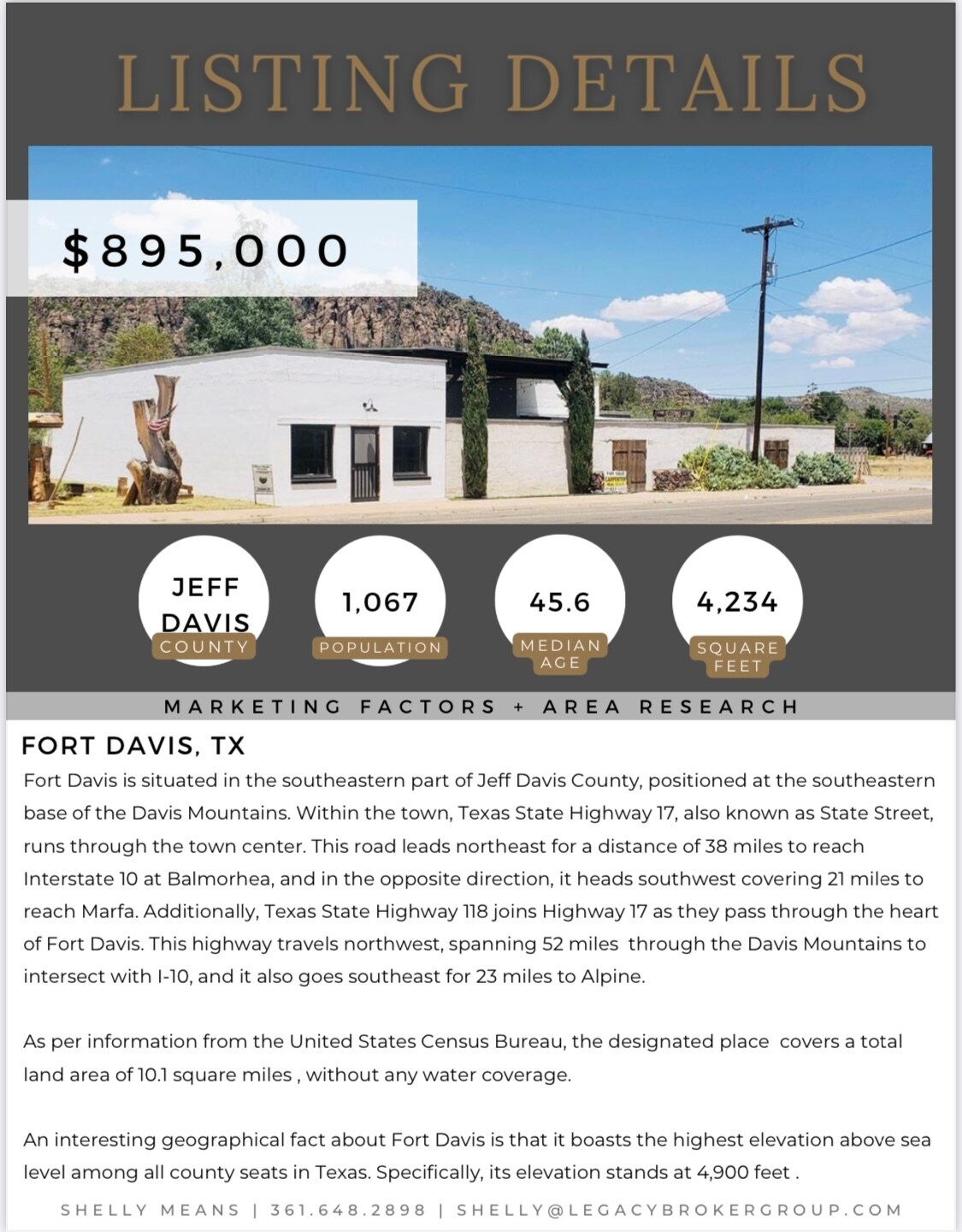 209-211 North State Street, Fort Davis, TX for sale Building Photo- Image 1 of 1