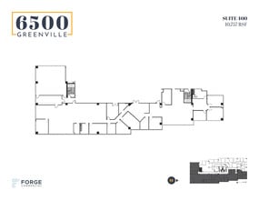 6500 Greenville Ave, Dallas, TX à louer Plan d’étage- Image 1 de 1