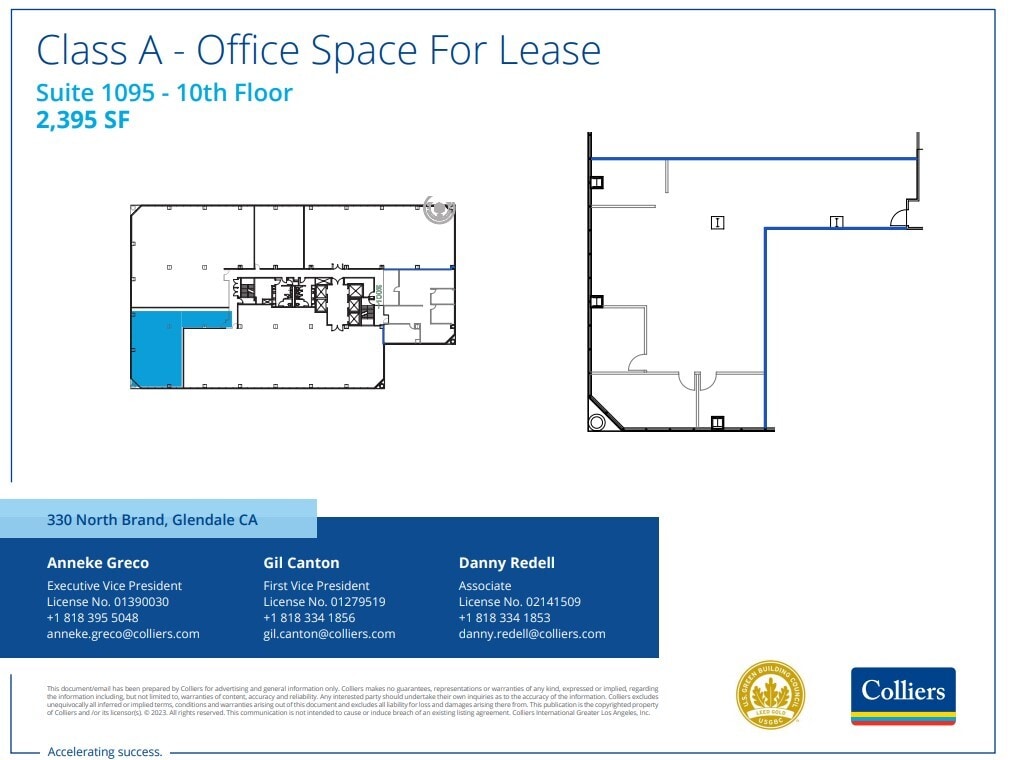 330 N Brand Blvd, Glendale, CA for lease Floor Plan- Image 1 of 1