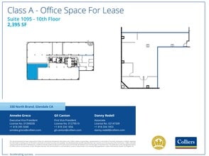 330 N Brand Blvd, Glendale, CA for lease Floor Plan- Image 1 of 1