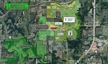 Commons At Trinity Falls, McKinney, TX - AÉRIEN  Vue de la carte - Image1