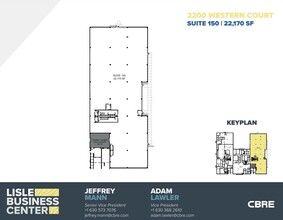 2200 Western Ct, Lisle, IL à louer Plan d’étage- Image 2 de 2