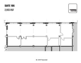 209 10th Ave S, Nashville, TN for lease Floor Plan- Image 1 of 1