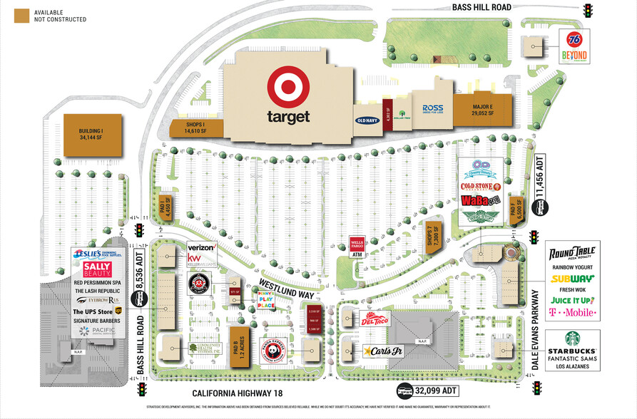 18355 US Highway 18, Apple Valley, CA à louer - Plan de site - Image 2 de 7