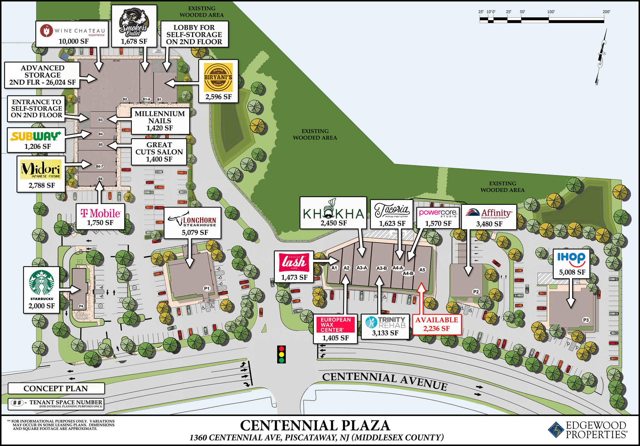 1370-1396 Centennial Ave, Piscataway, NJ for lease Site Plan- Image 1 of 1