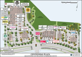 1370-1396 Centennial Ave, Piscataway, NJ for lease Site Plan- Image 1 of 1