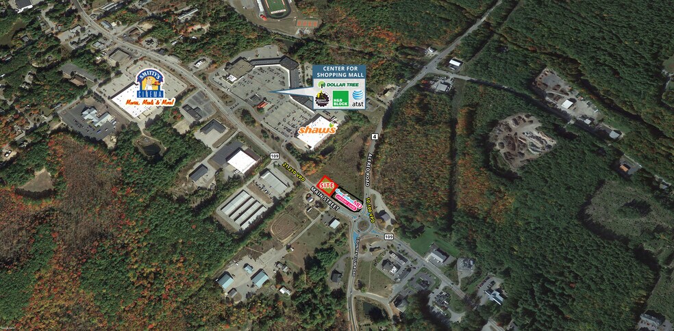 1410 Main St, Sanford, ME for lease - Aerial - Image 1 of 1