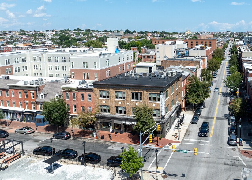 631 S Broadway, Baltimore, MD for lease - Aerial - Image 2 of 2