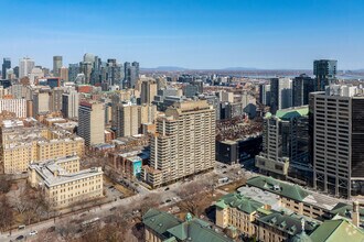 2021 Av Atwater, Montréal, QC - Aérien Vue de la carte