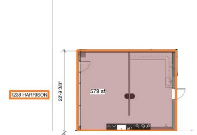 1200-1299 Harrison St, Oakland, CA for lease Floor Plan- Image 1 of 6