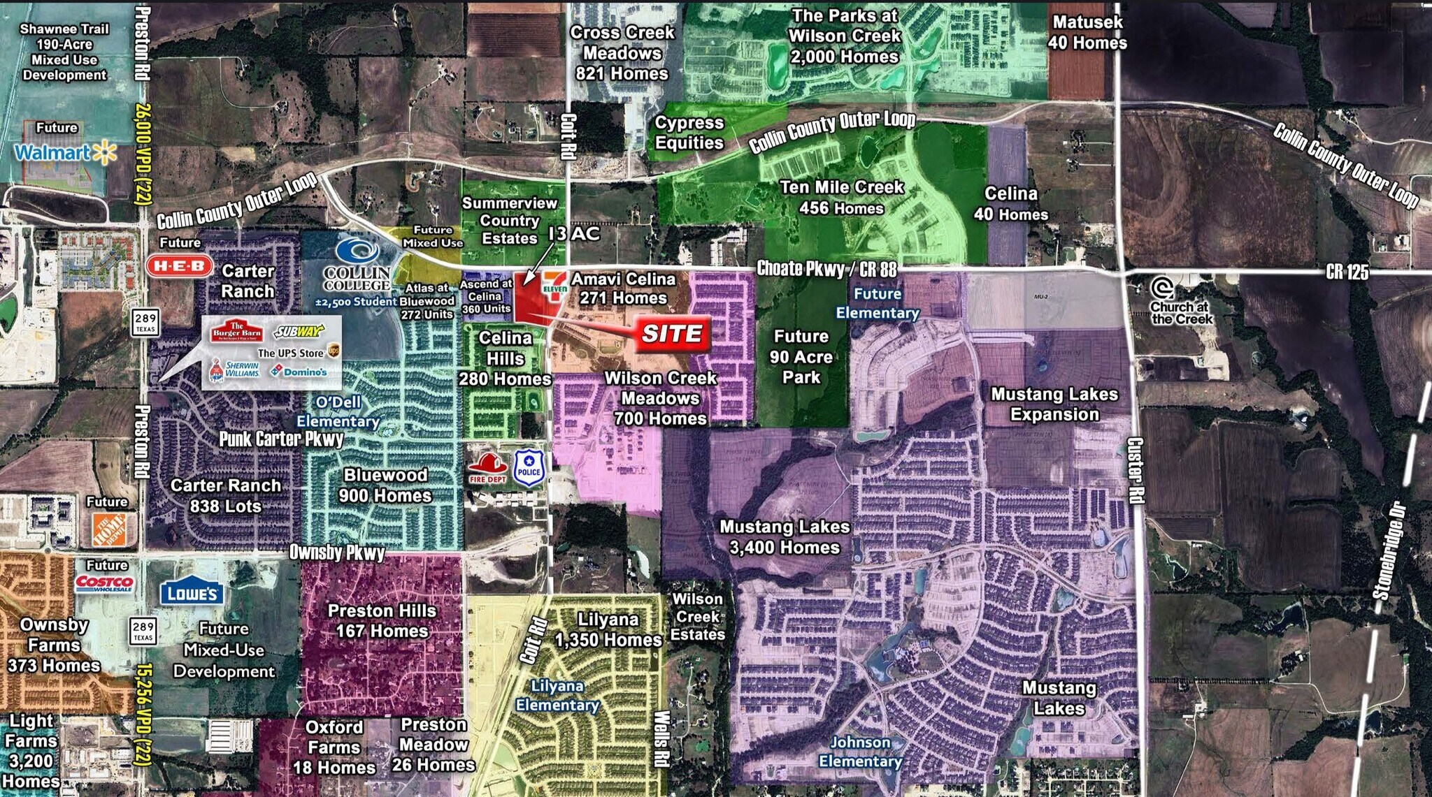 SWC of Coit and Choate Pkwy rd, Celina, TX à vendre Photo principale- Image 1 de 2