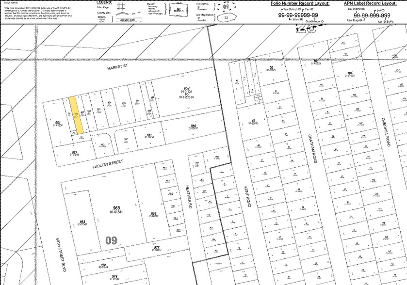 6840-6844 Market St, Upper Darby, PA à vendre - Plan cadastral - Image 1 de 1