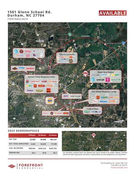 1501 Glenn School Rd, Durham, NC à louer - Photo du bâtiment - Image 3 de 4
